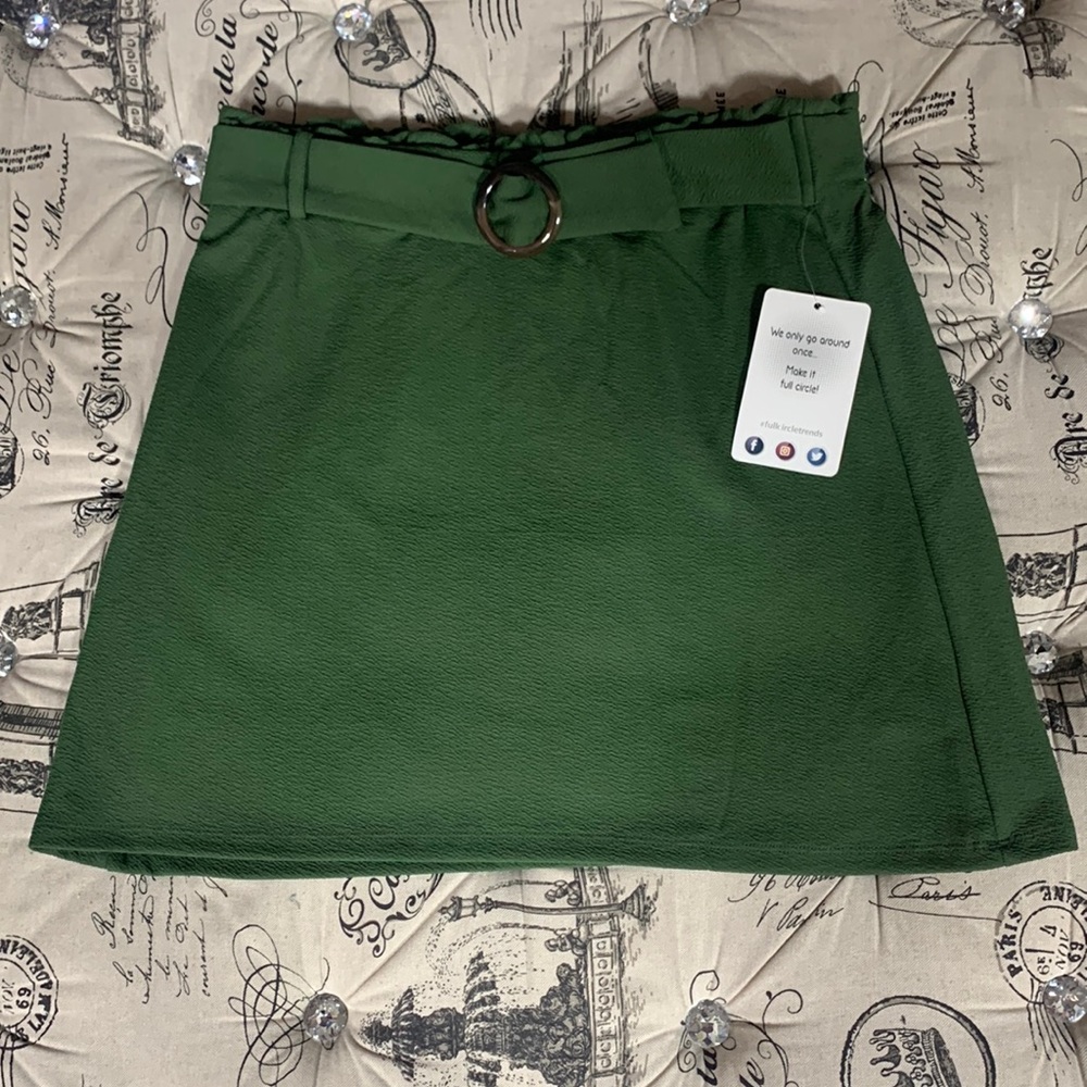 Green Women's Skirt